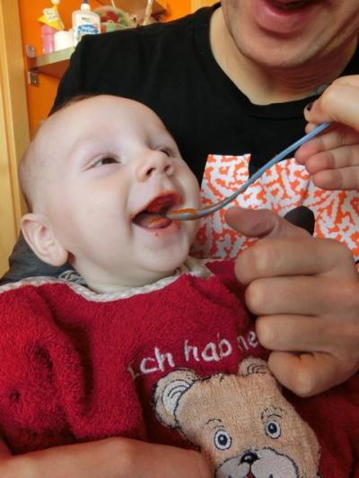 Bild zu Das erste Mal Möhrenbrei! - Forum für Juli - Mamis