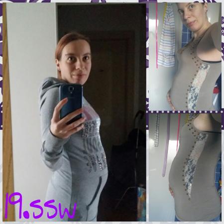 Bild zu 19.ssw und bauchbild :) - Forum für Juli - Mamis