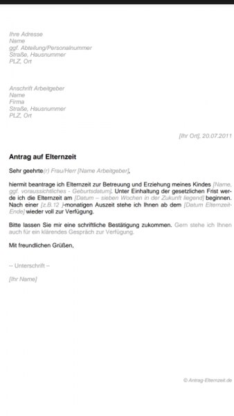 Bild zu Eltern Zeit Antrag - Forum für Juli - Mamis