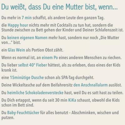 Bild zu Du weißt das du eine Mutter bist wenn ... - Forum für Juli - Mamis