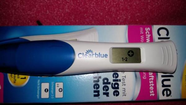 Bild zu Hallo, ich nochmal! Mein Clearblue Test von heute... - Forum für Juli - Mamis