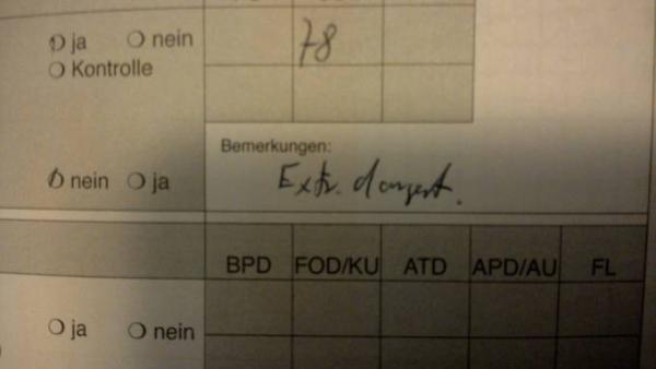 Bild zu Bemerkung im Mutterpass - Forum für Juli - Mamis