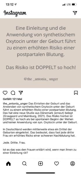Bild zu Gefahr für Blutung doppelt so hoch bei Einleitung - Forum für Juli - Mamis