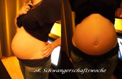 Bild zu Bauchbild - 28. SSW - Forum für August - Mamis