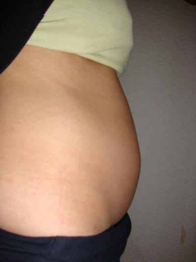 Bild zu Möchte euch auch mal wieder ein Bauchbild zeigen - Forum für August - Mamis