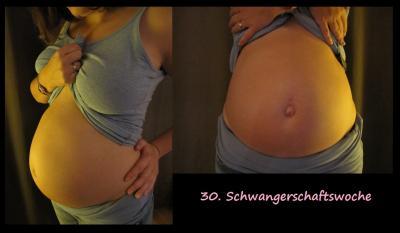 Bild zu Und jetzt mein Bauch - auch 30. Schwangerschaftswoche - Forum für August - Mamis