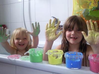 Bild zu Splish Splash :-))) - Forum für August - Mamis
