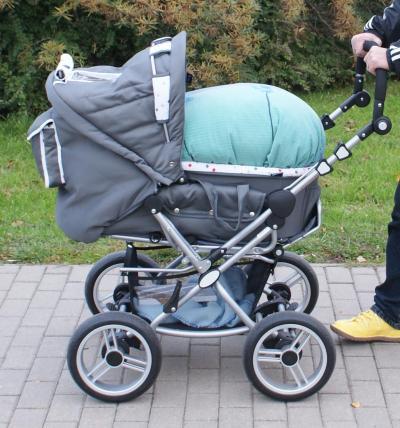 Bild zu ABC Design "Pramy Luxe" Kombikinderwagen - wenig gefahren! - Forum für August - Mamis