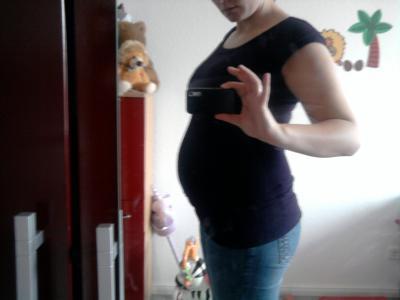 Bild zu Das war mein Bauch in der 19 SSW - Forum für August - Mamis