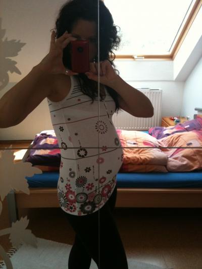 Bild zu Auch mal mein aktueller Bauch - Forum für August - Mamis