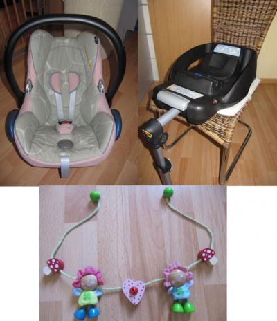 Bild zu Versteigere schönen Maxi-Cosi CarbioFix u EasyFix u Wagenkette °schaut mal rein° - Forum für August - Mamis