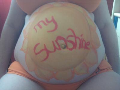 Bild zu bauch bemalt=P - Forum für August - Mamis