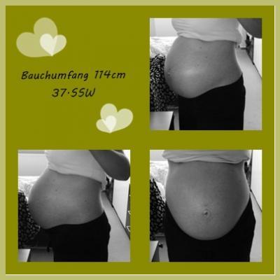 Bild zu Bauchumfang mit Bildern... - Forum für August - Mamis