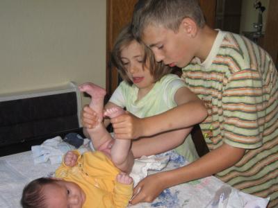 Bild zu Meine Grossen in Teamarbeit :-) - Forum für August - Mamis