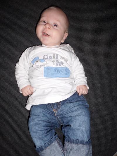 Bild zu Liam ist heute schon 16 Wochen alt ,Hilfee wo bleibt die Zeit nur???? - Forum für August - Mamis