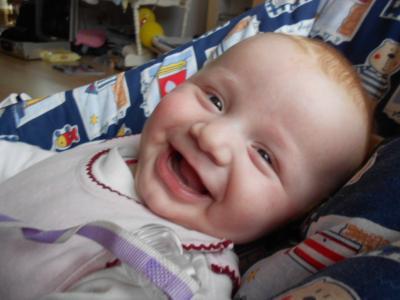 Bild zu Meine Lachmaus! - Forum für August - Mamis