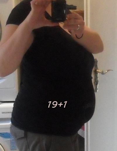 Bild zu Mein Bauchi bei 19+1 - Forum für August - Mamis