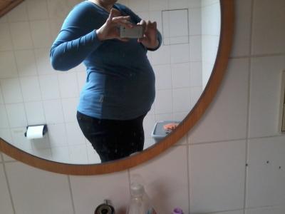 Bild zu hier mal ein Bauchbild von letzter Woche - Forum für August - Mamis