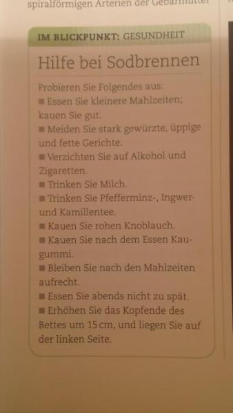 Bild zu Hilfe bei Sodbrennen - Forum für August - Mamis