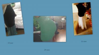 Bild zu Wahnsinn der unterschied ... bissl baff hihi - Forum für August - Mamis