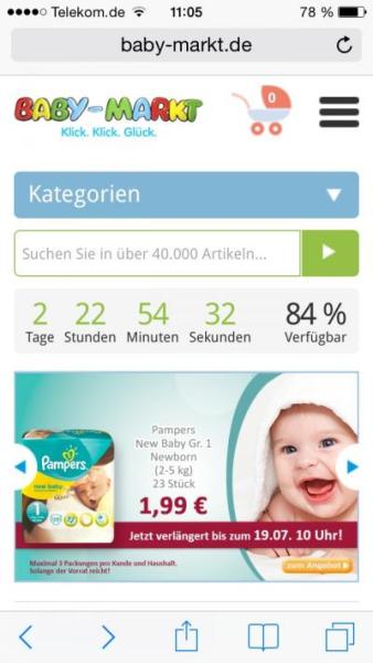 Bild zu Pampers :) - Forum für August - Mamis