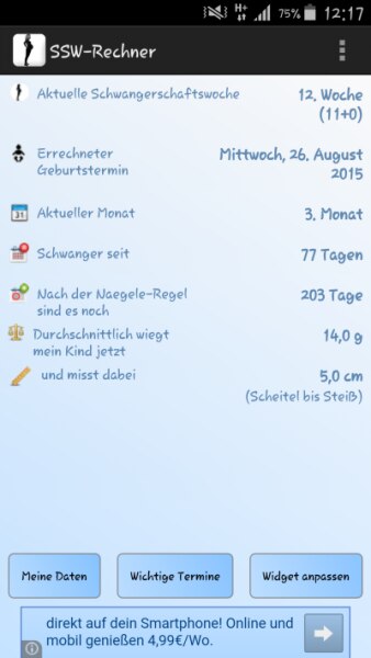 Bild zu Hallo 12. Woche - Forum für August - Mamis