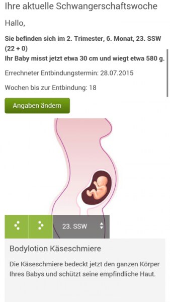Bild zu 23. woche - Forum für August - Mamis