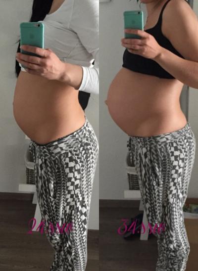 Bild zu 10 Wochen Unterschied - Forum für August - Mamis