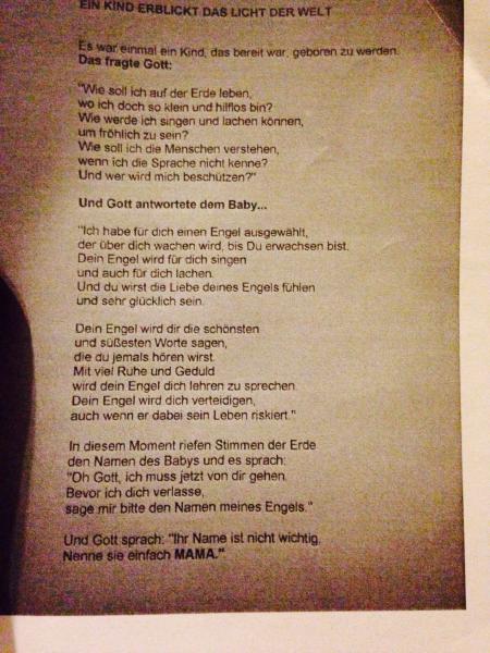 Bild zu Eine kitschig, schöne Geschichte - Forum für August - Mamis