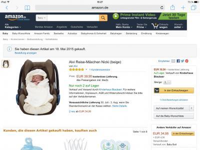 Bild zu Interesse an einem Alvi Reisemäxchen? - Forum für August - Mamis