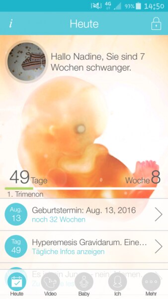 Bild zu Hallo 8 Woche - Forum für August - Mamis