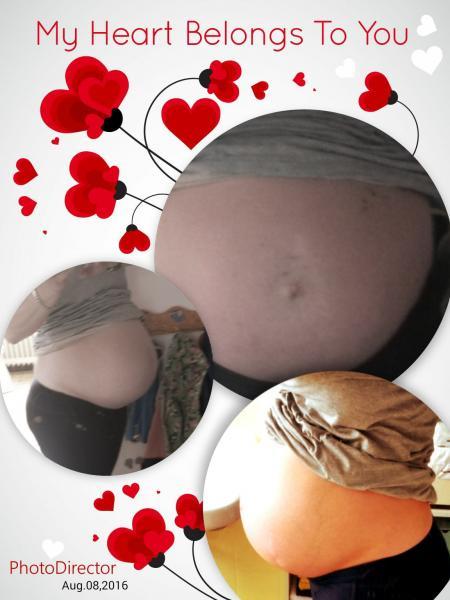 Bild zu Letzte Bauchfotos? - Forum für August - Mamis