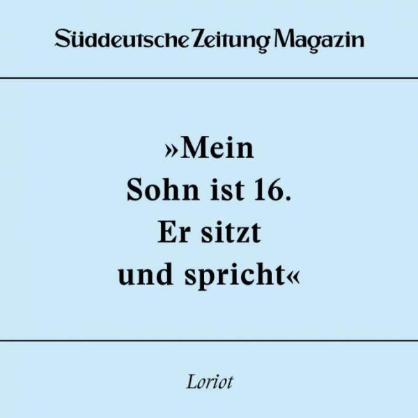 Bild zu Schon Loriot wusste... - Forum für August - Mamis