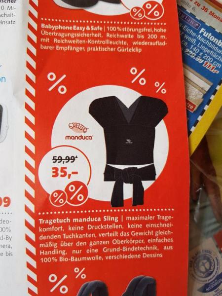 Bild zu Manduca Sling b. BabyOne - Forum für August - Mamis
