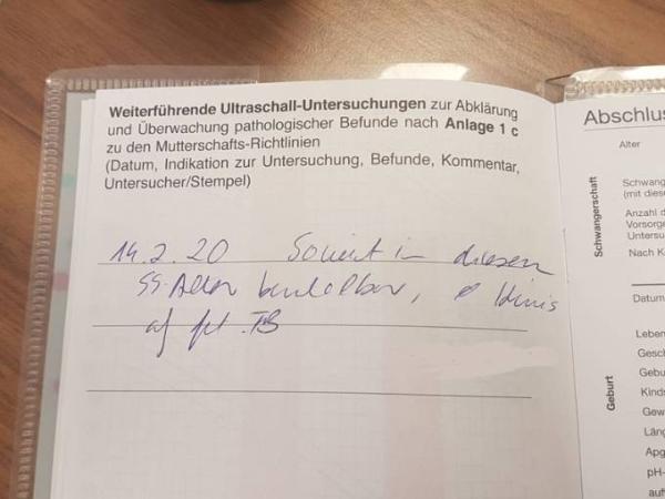 Bild zu Heute das 1. Trimesterscreening gehabt :)  - Forum für August - Mamis
