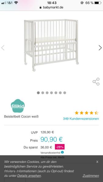 Bild zu Erfahrung Beistellbett ? - Forum für August - Mamis