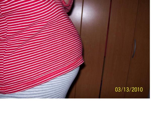 Bild zu So auch mal Bauchfoto von mir  :o )))))) - Forum für September - Mamis
