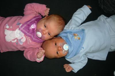 Bild zu Soo...Die beiden Twins heute 8 Wochen - Forum für September - Mamis