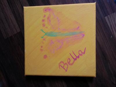 Bild zu Bella's erstes Kunstwerk :) - Forum für September - Mamis