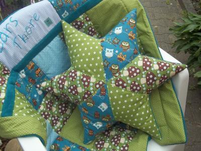 Bild zu Babyquilt mit Kuschelstern genäht - Forum für September - Mamis