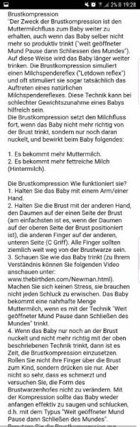Bild zu Brustkompression - Forum für September - Mamis