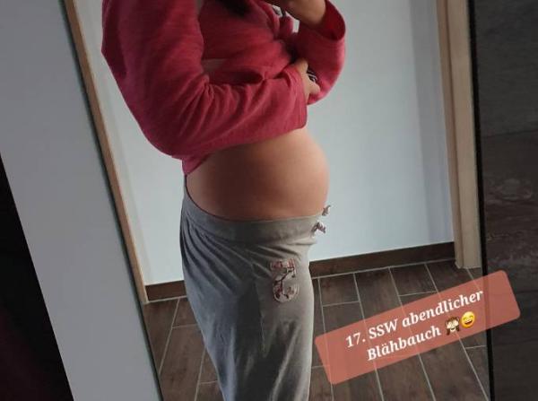 Bild zu Blähbauch anstatt Babybauch🙈 - Forum für September - Mamis