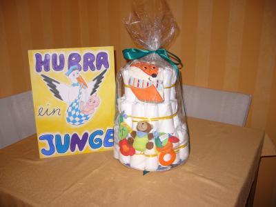 Bild zu meine eigene Windeltorte ;-) - Forum für Oktober - Mamis