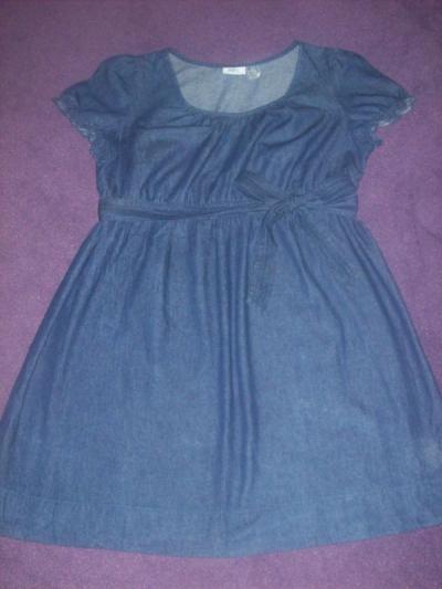 Bild zu Verkaufe süßes Umstands-Jeans-Kleid Gr. 46 - Forum für Oktober - Mamis