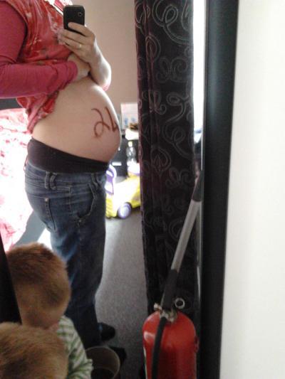Bild zu auch noch mal bauch zeigen - Forum für Oktober - Mamis
