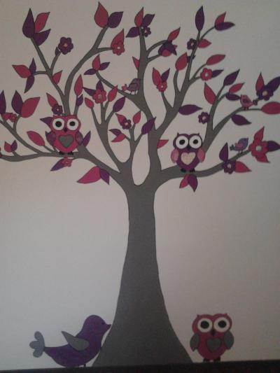 Bild zu so das bild im kinderzimmer ist fertig - Forum für Oktober - Mamis