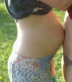 Bild zu Hier auch noch ein Bauch :) und Wettertratsch - Forum für Oktober - Mamis