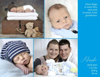 Bild zu Alexander´s Babyshooting mit Fotos... - Forum für Oktober - Mamis