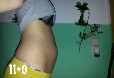 Bild zu endlich 12.ssw - Bauch - update :-) - Forum für Oktober - Mamis