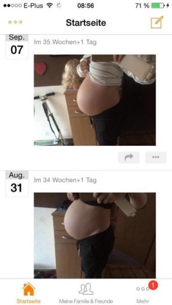 Bild zu Morgen wieder gyn Termin gespannt und senkwehen - Forum für Oktober - Mamis